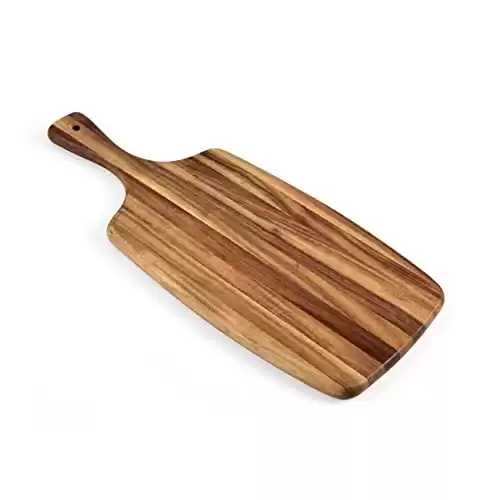 KARRYOUNG Acacia Wood Cutting Board with Handle