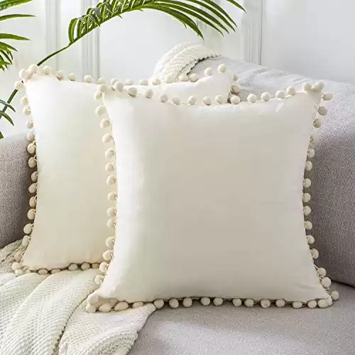 Top Finel Square Decorative Throw Pillow Covers