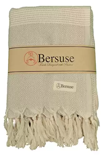 Bersuse 100% Cotton Hierapolis XL Throw Blanket