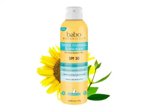 Babo Botanicals Super Shield Mineral Sunscreen Spray SPF 50